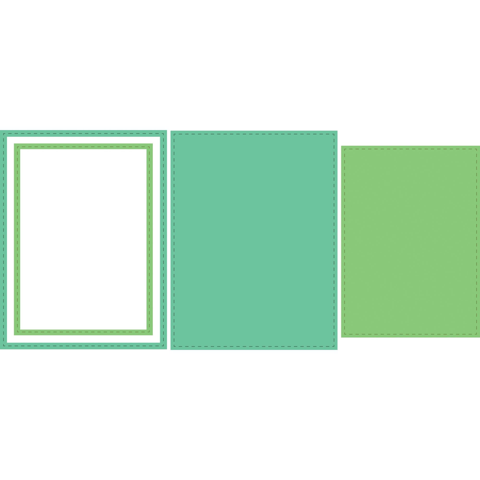 Pinkfresh Studio Essentials Stitched Rectangles Die Set
